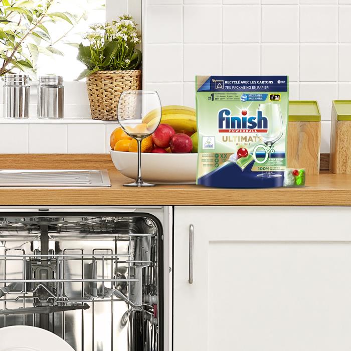 Mondi and Reckitt launch paper-based packaging for Finish dishwasher tabs with 75% less plastic